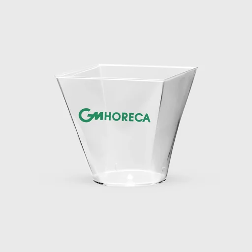 Τυπωμένο μπωλ ζαχαροπλαστείου πλαστικό, 240 ml, PS Premium επαν/μενο, διάφανο