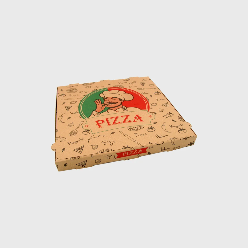 [GΜΗ-23681] Pizza box, 260x260x40mm, Chef's Pizza