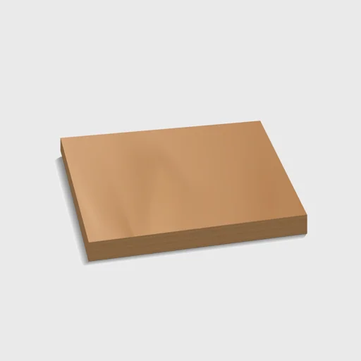 Wrapping paper vegetal, 250x350mm, Kraft