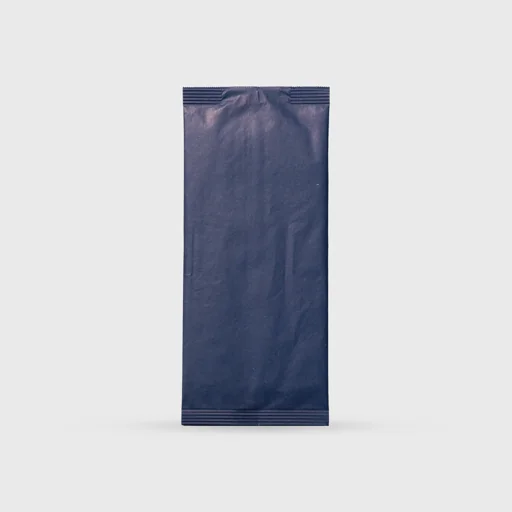Paper bag for cutlery with napkin, 11x25cm, Blue Classic