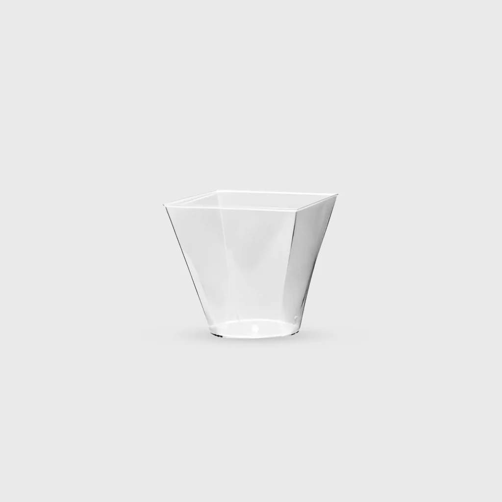 [GMH-25382] Μπωλ ζαχαροπλαστείου πλαστικό, 60ml, PS Premium επαν/μενο, διάφανο