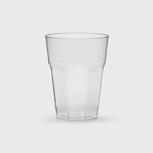 Plastic cup, Casablanca 270ml drink, PS Premium reusable, transparent