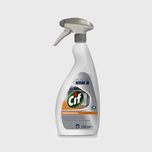 Cif Professional Oven & Grill, powerful oven & grill cleaner for burnt-on grease, 750 ml