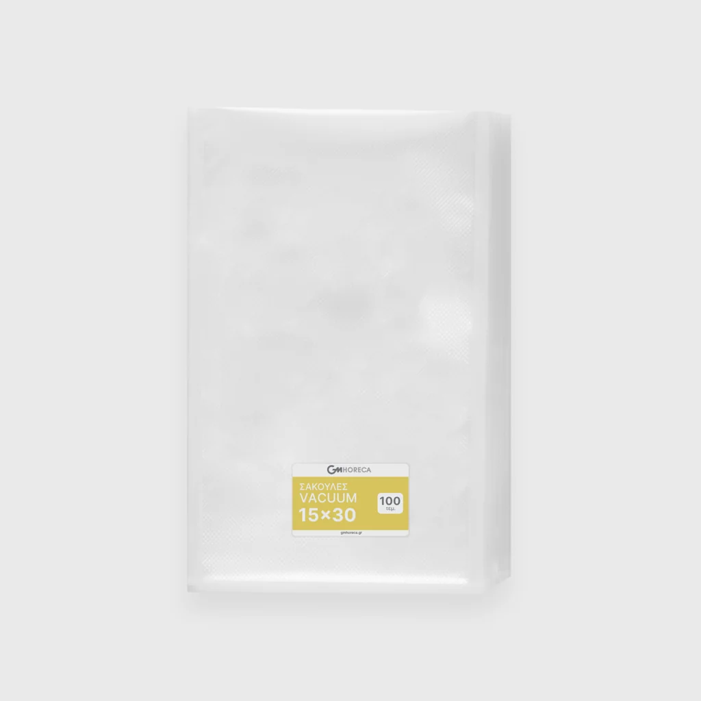 [GMH-24291] Σακούλες vacuum, σαγρέ, 15x30cm, PA/PE, 90μm