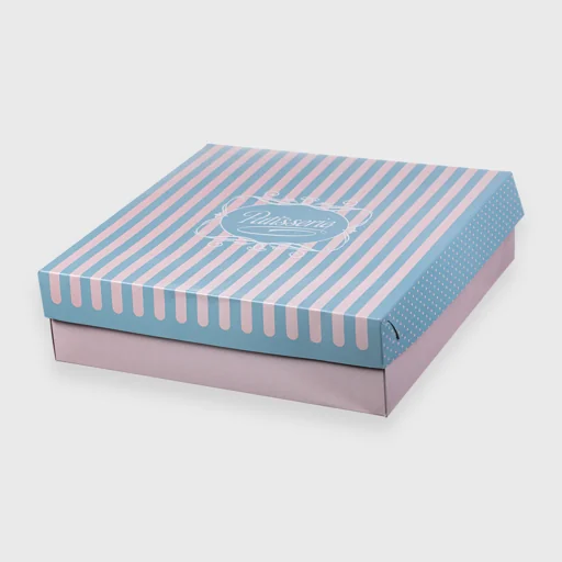 Χάρτινο κουτί ζαχαροπλαστείου, N30, 300x300x100mm, Patisserie