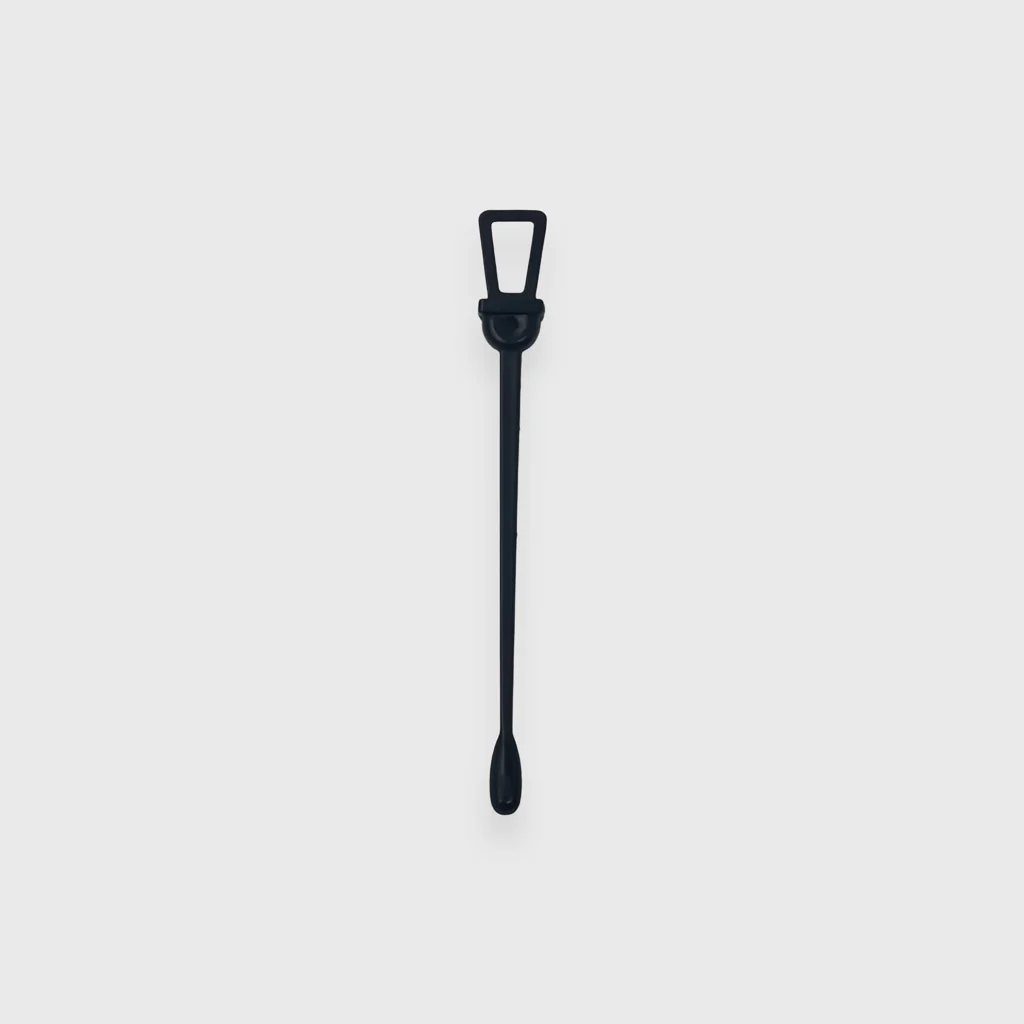 [GΜΗ-23810] Plastic cup stopper, 12cm rectangular, black