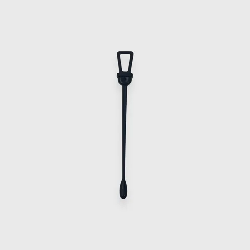 Plastic cup stopper, 12cm rectangular, black