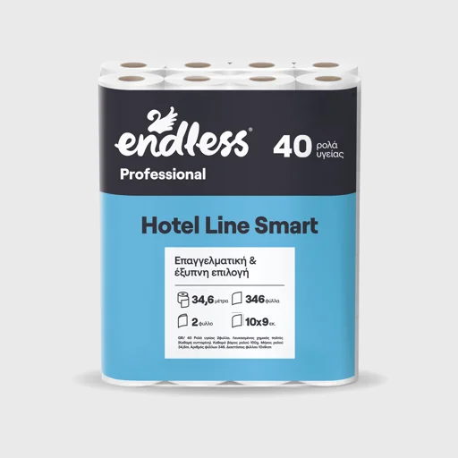 Χαρτί υγείας, Endless Hotel Line Smart 2φ, 40 Ρολά x 100 γρ