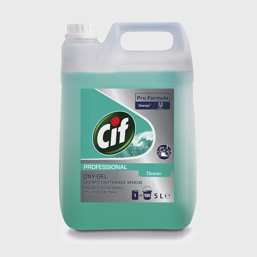 [GMH-25959] Cif Professional Oxygel Ocean, καθαριστικό γενικής χρήσης με ενεργό οξυγόνο & άρωμα ωκεανού, 5 lt