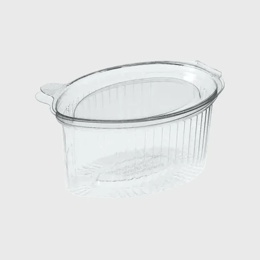 Σωσάκι PET με ενσωματωμένο καπάκι, 80ml, διάφανο