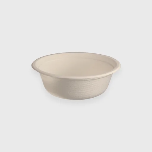 Sugarcane soup bowl, round 540ml, beige