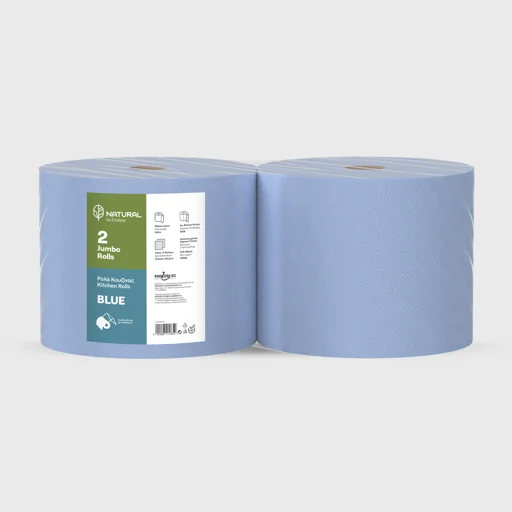 Ρολό κουζίνας, Endless Jumbo Rolls Μπλε 2φ, 2x4kg - 363μ