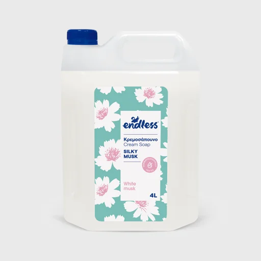Endless Silky Musk, κρεμοσάπουνο με άρωμα βανίλιας και μακαντέμια, 4 lt