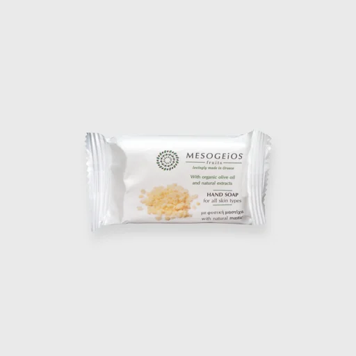 Rectangular soap 20g, Mesogeios, with mastic fragrance