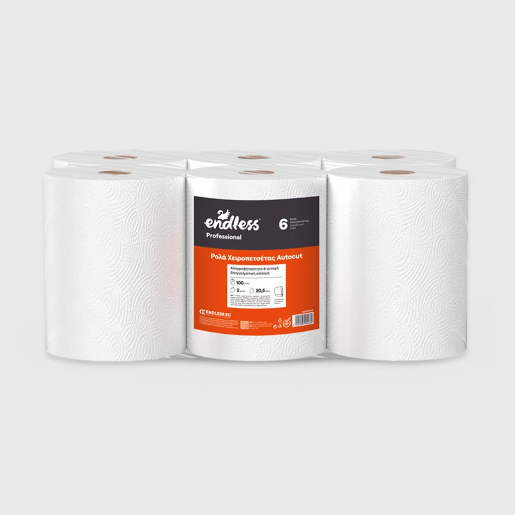 [GMH-24126] Hand towel roll, Endless Dispenser Autocut 2-ply, 6x800gr, white