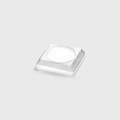 Καπάκι PET για μπωλ ζαχαροπλαστείου PS 120ml - 59mm, διάφανο