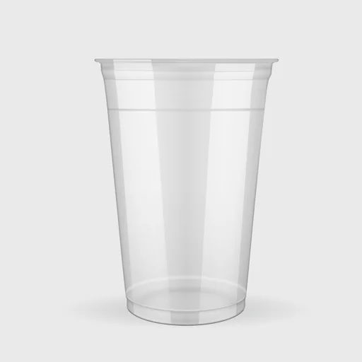Πλαστικό ποτήρι, 500ml, PET, διάφανο