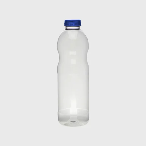 PET juice bottle 500ml, with safety cap, transparent