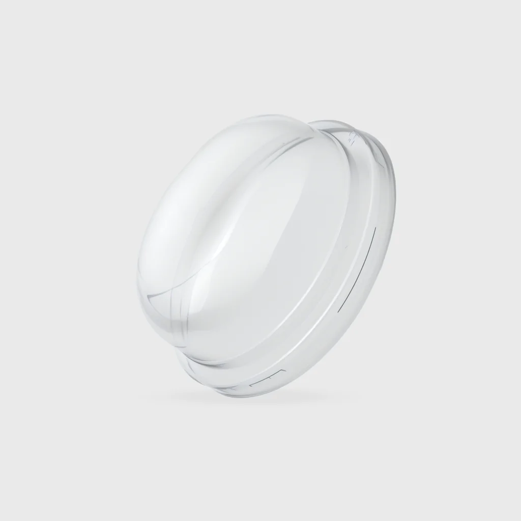 [GMH-25165] PET dome lid for PET cups for 250-500ml - 96mm, transparent