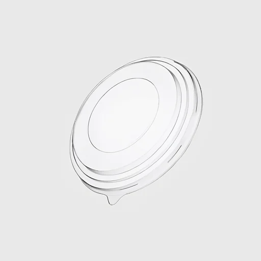 Καπάκι PET για χάρτινο μπωλ σαλάτας 1100ml - 165mm, διάφανο