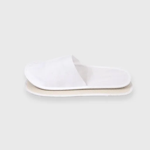 Παντόφλες 29.5cm, με σόλα EVA 3mm, λευκές