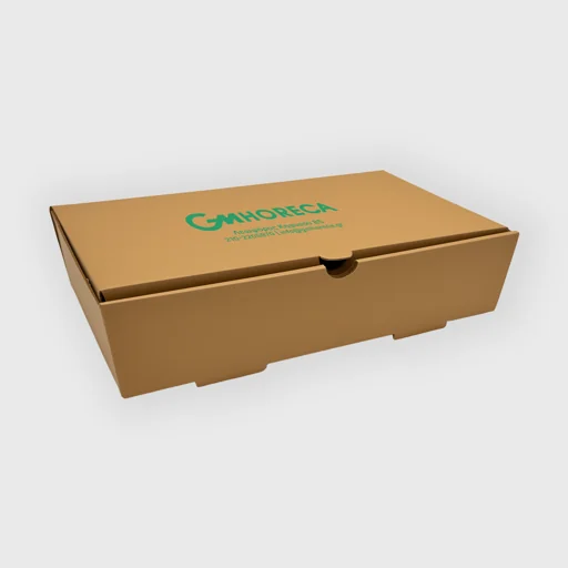 Τυπωμένο χάρτινο κουτί για club sandwich, G6, 245x145x56mm, Kraft