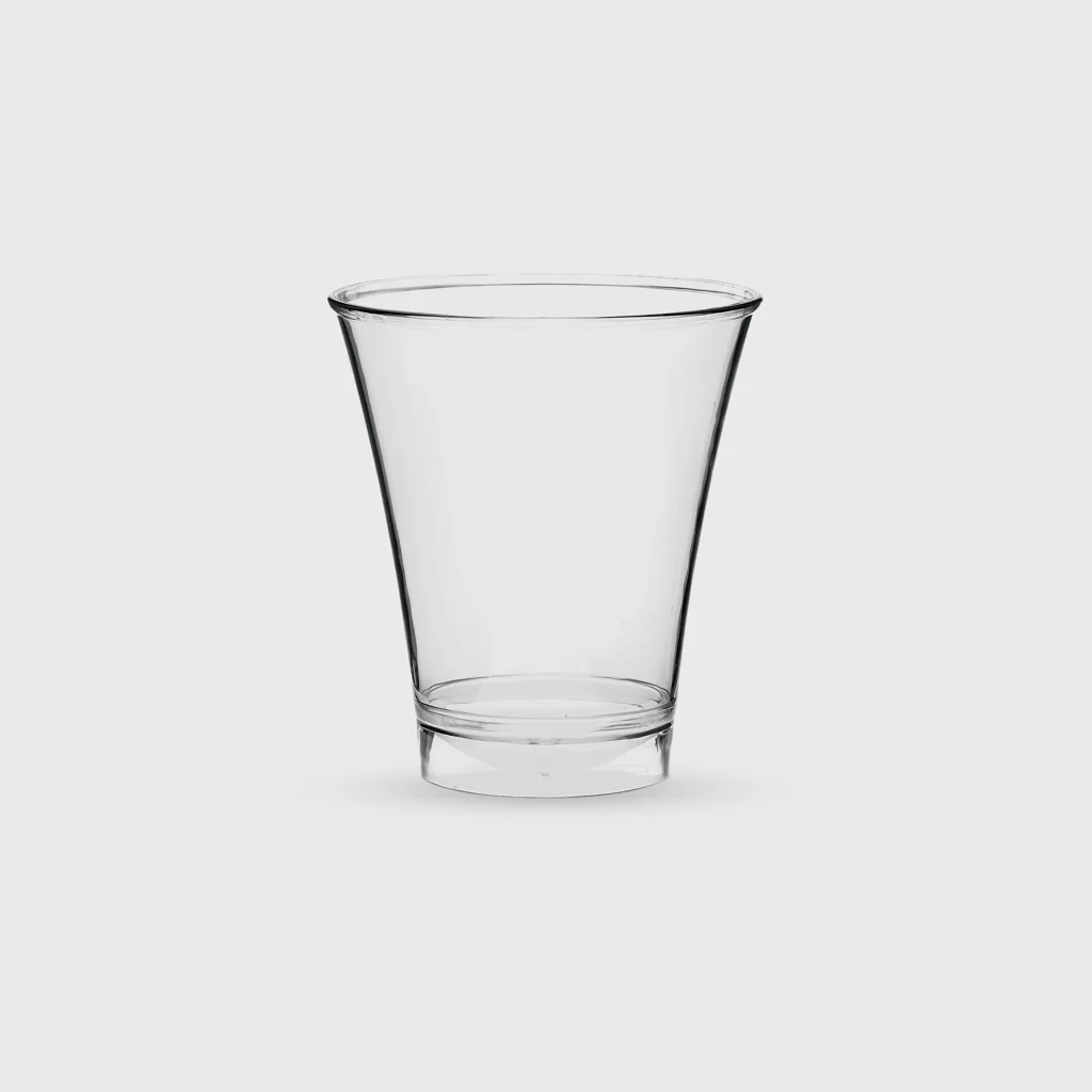 [GMH-25355] Ποτήρι πλαστικό, τουλίπα 150ml λικέρ/κονιάκ, PS Premium επαν/μενο, διάφανο