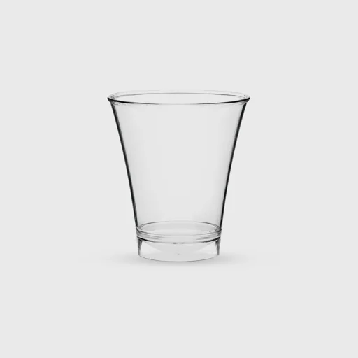 Ποτήρι πλαστικό, τουλίπα 150ml λικέρ/κονιάκ, PS Premium επαν/μενο, διάφανο