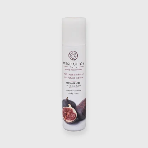 Shower gel in tube 50ml, Mesogeios, with fig fragrance