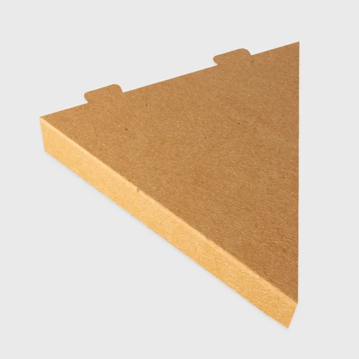 Paper triangle box for crepes, 250x250x40mm, Kraft