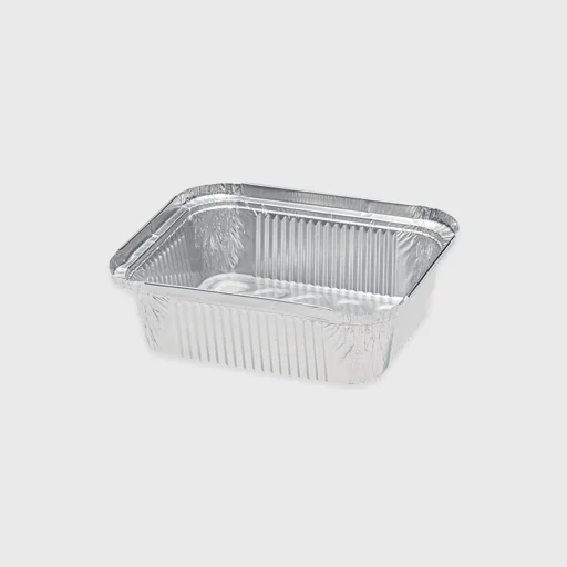 Aluminum container, R28L, 146x121x40mm, 450ml