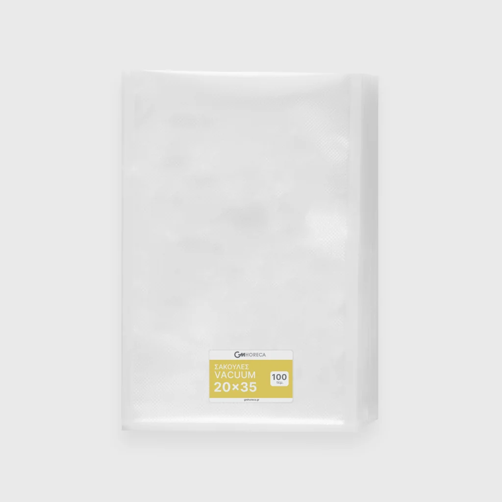 [GMH-24293] Σακούλες vacuum, σαγρέ, 20x35cm, PA/PE, 90μm